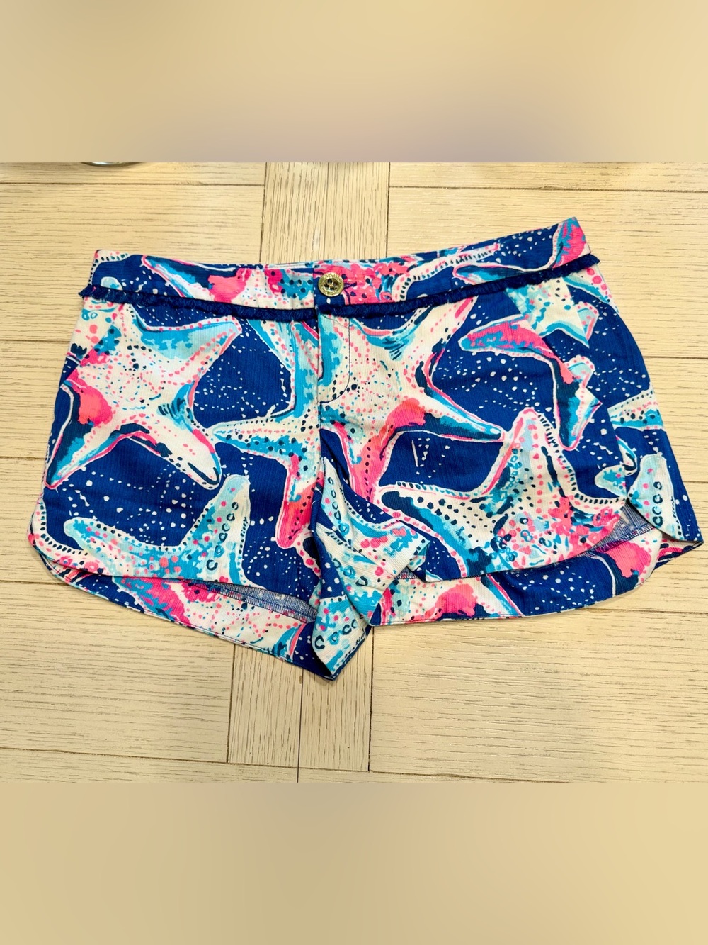 Lilly Pulitzer adie shorts - indigo star struck | EEUC - size 0